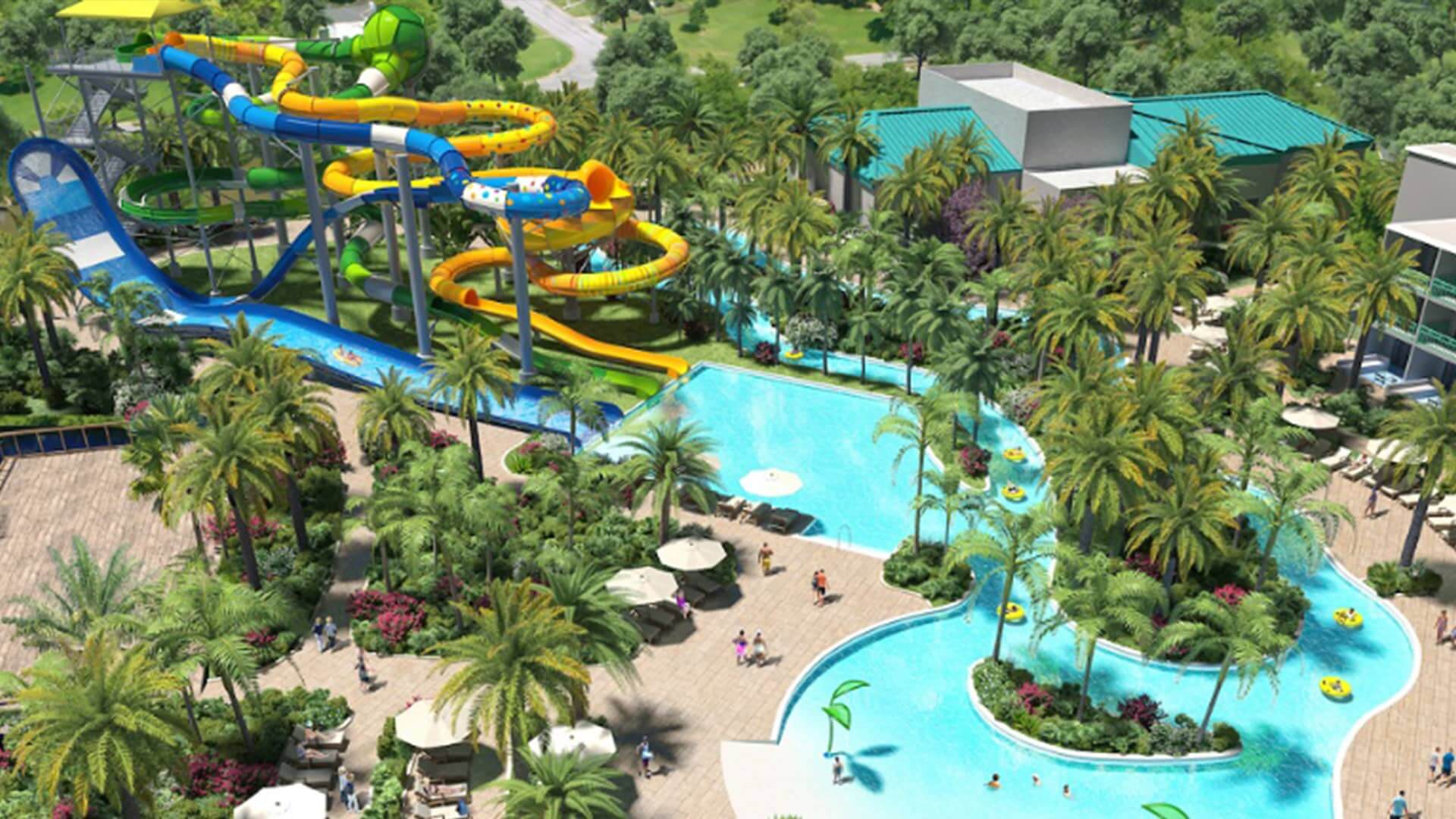 River Falls Water Park opens at Orlando World Center Marriott style=
